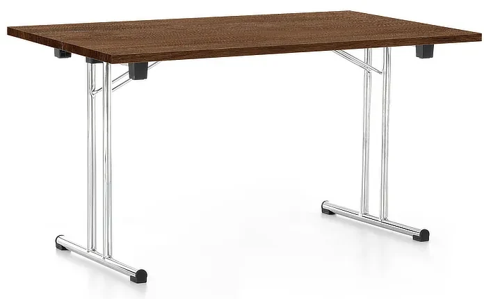 Skladací stôl 140 x 80 cm, dub silverjack