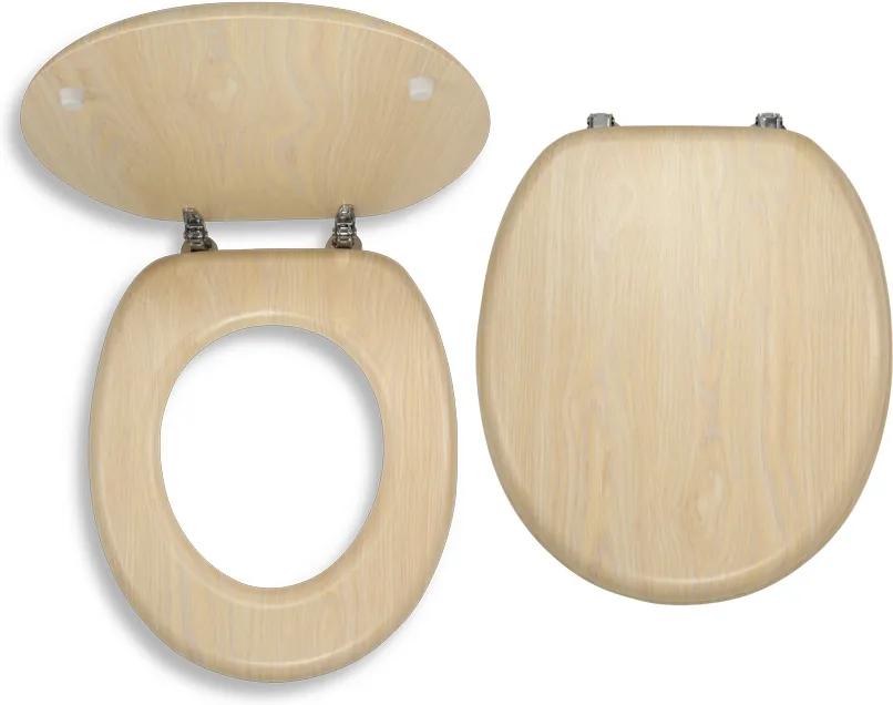 Novaservis WC/BRIZA sedátko na WC dýhované drevo