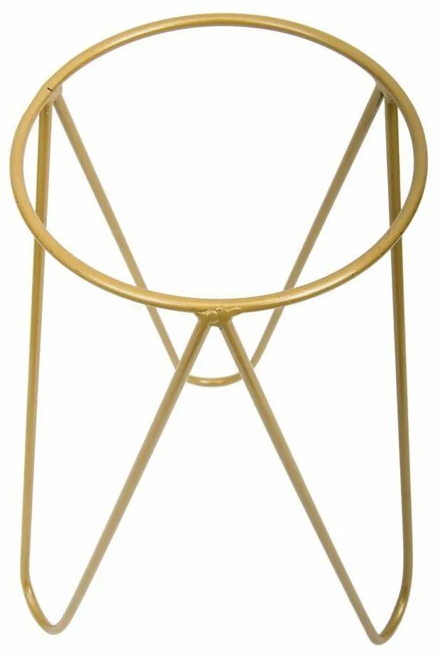 Stojan na kvety Loft 50 cm zlatý