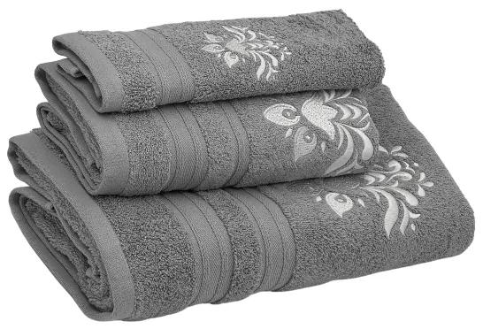 Soft Cotton Osuška a uteráky ORCHIS v darčekovom balení Biela Sada (uterák 30x50cm, 50x100cm, osuška 70x140cm)