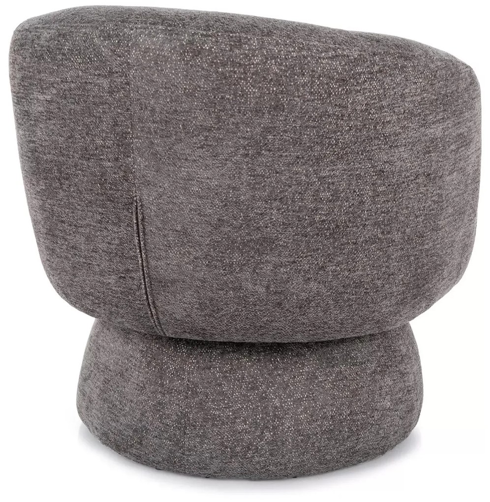 Designové otočné křeslo Cosmic šedé