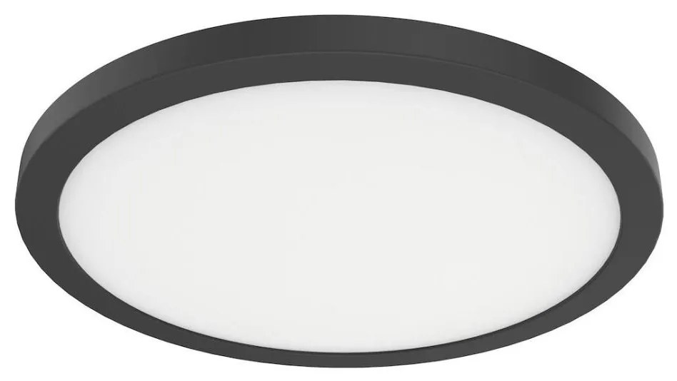 LED stropné svietidlo EVORA LED/24W/230V 3000/4000/6000K priemer 30 cm čierne