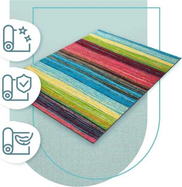 Koberec Agnella Funky Top Dor smaragd