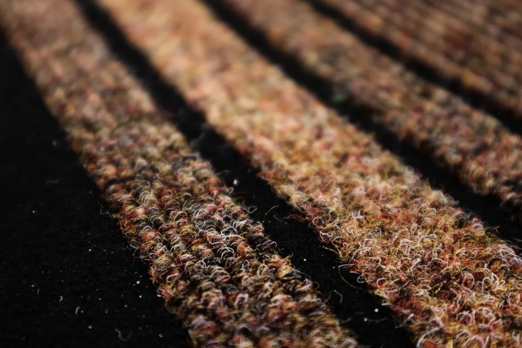 Spoltex, Protišmykový behúň na mieru Rekord 811 hnedá, šíre 100 cm, hnedá, chodba / predsieň