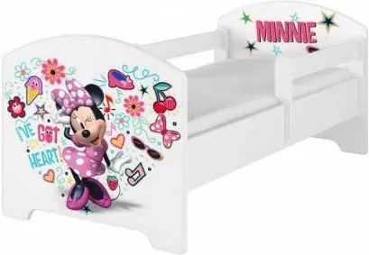 Babyboo Detská posteľ s penovým matracom Disney 140 x 70 cm - Minnie Music BabyBoo 111541
