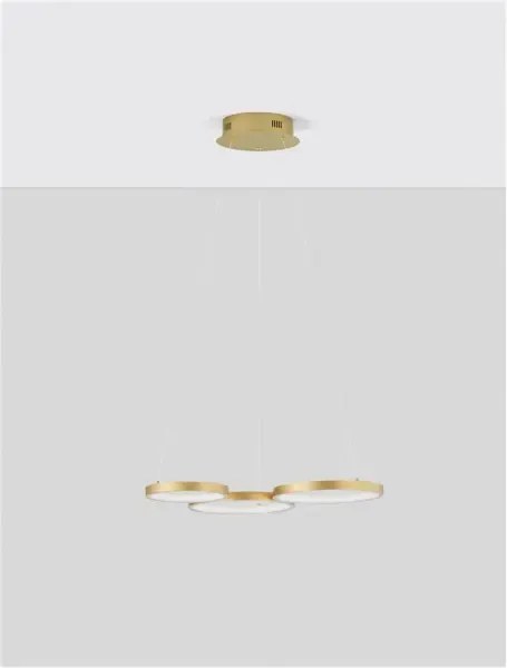 LED luster Magnus 55 zlaté