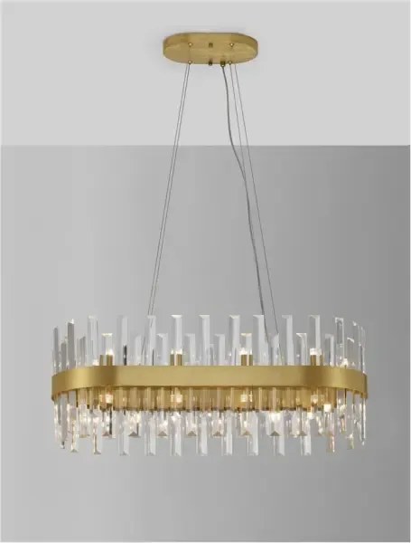 Luxusný luster Crown 80 zlaté