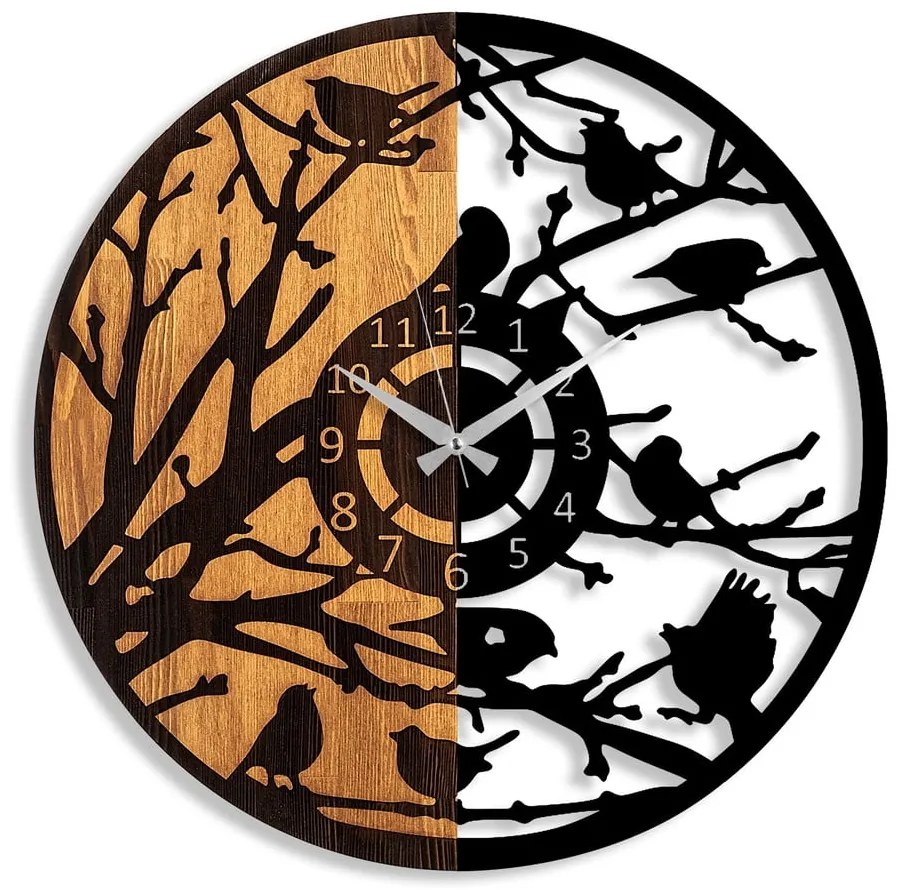 Nástenné hodiny ø 56 cm Birds – Wallity