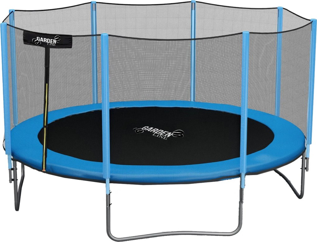 Garden Line 12FT 374 CM TRAMPOLÍNA S REBRÍKOM A BEZPEČNOSTNOU SIETOU *9887