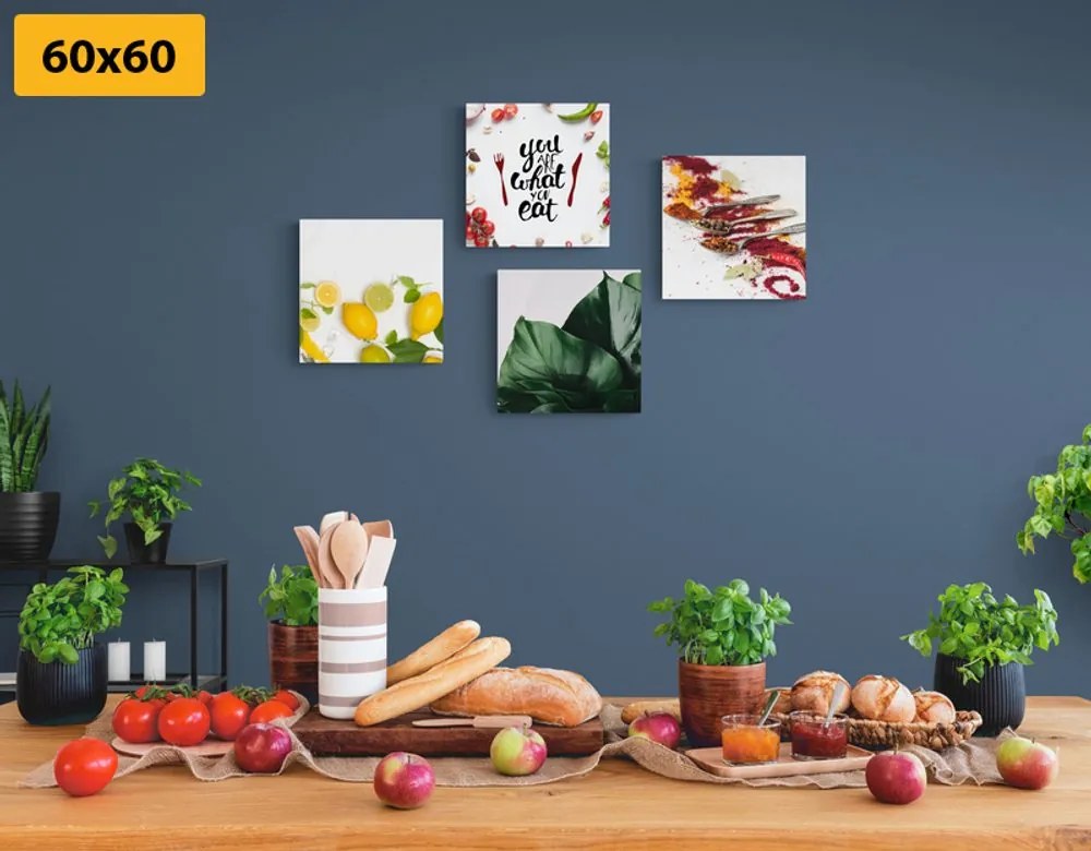 Set obrazov do kuchyne v zaujímavom štýle