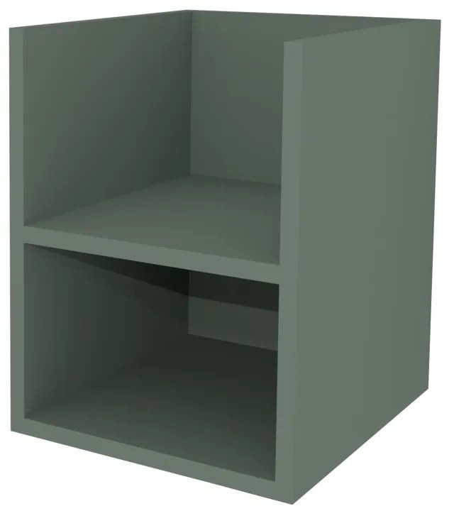 Mereo Aira, kúpeľňová skrinka 40 cm, spodná, Multidecor, Zelená Verde, MER-CN795SZEV1
