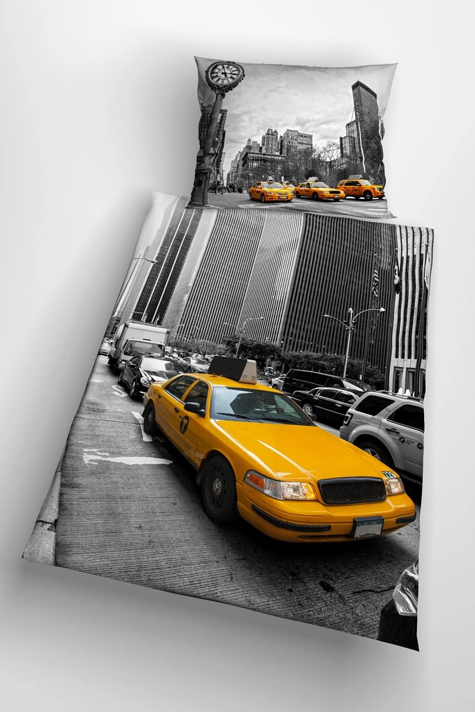3d obliečky NY Taxi 140x200 cm