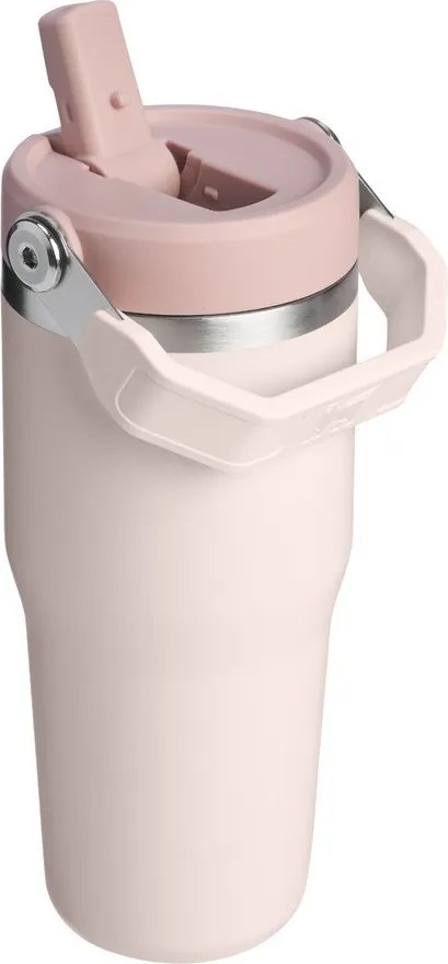 Svetloružová termoska z nehrdzavejúcej ocele 410 ml IceFlow™ Flip Straw 2.0 Tumbler Rose Quartz – Stanley