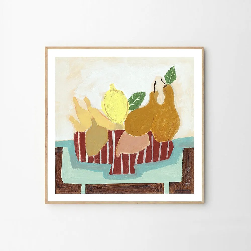 The Poster Club Plagát Sweet Pears by Aliya Abs 50x50