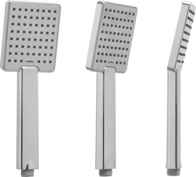 Sprchová tyč TAYLOR s ručnou a dažďovou sprchou - 25x25 cm - chrómová
