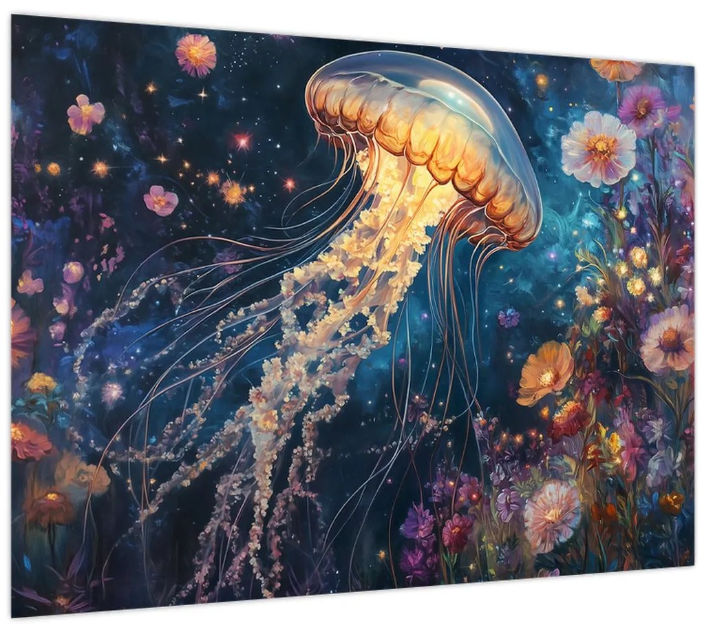 Obraz - Magická medúza (70x50 cm)