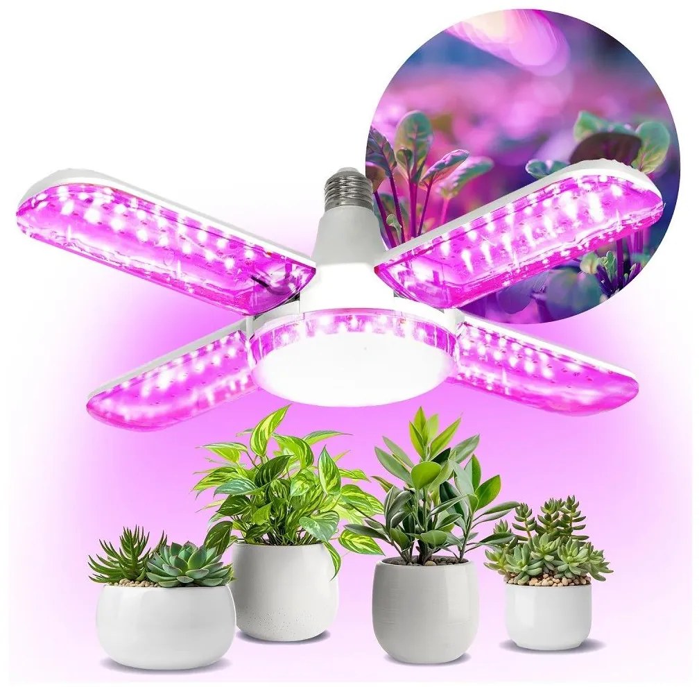 LED Žiarovka na rast rastlín PLANTY E27/40W/230V 1200K