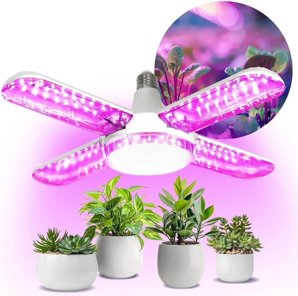 LED Žiarovka na rast rastlín PLANTY E27/40W/230V 1200K
