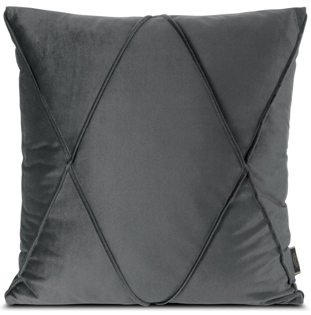 DEKORAČNÁ OBLIEČKA NA VANKÚŠ NALA 1 45X45 CM SIVÁ