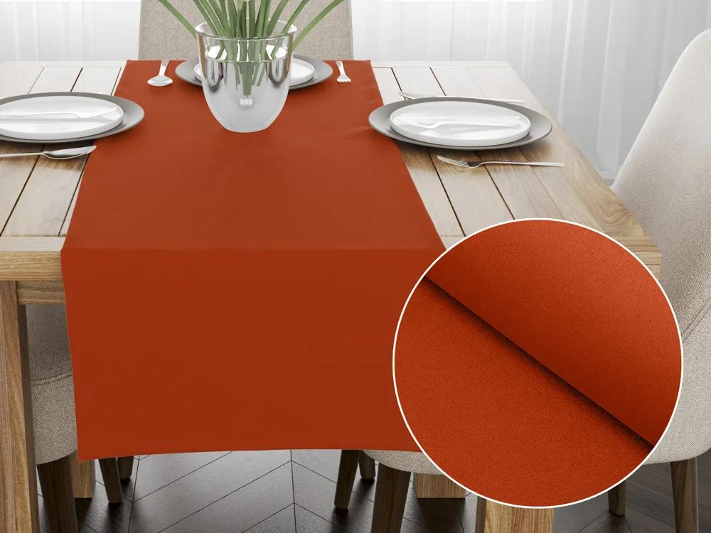 Biante Dekoračný behúň na stôl BKU-105 Tehlovo červený 20x180 cm