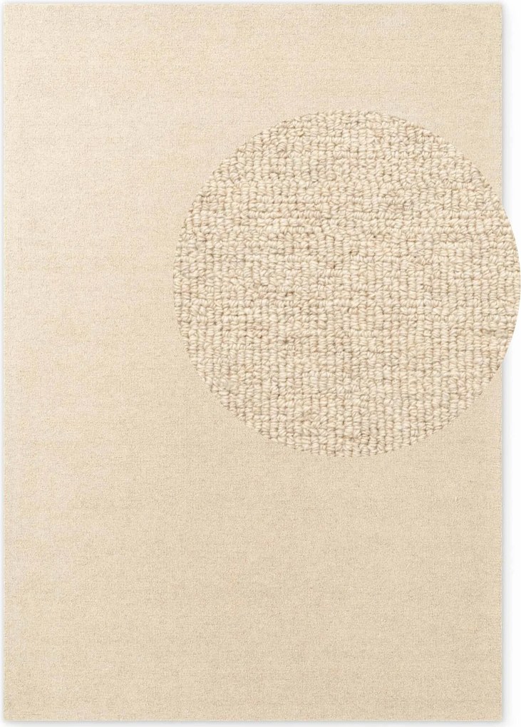 ELLE Decoration, Kusový koberec Puristic Knots 106319 Light Beige z kolekcie Elle, 160x230, béžová, obývacia izba