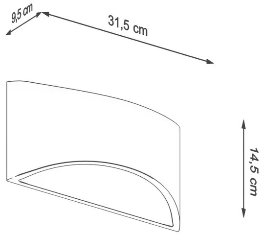 Sollux SL.1048 - Nástenné svietidlo VIXEN 1xG9/40W/230V lesklá biela