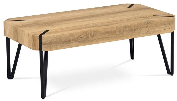 Autronic BONTEC Konferenčný stolík 110x60cm, mdf, dub canyon grey, AHG-241 CAN Farba: Hnedá