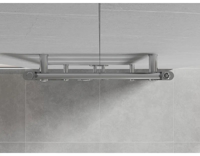 Mexen Mars, vykurovacie teleso 1500x500 mm, 494 W, chrómová, W110-1500-500-00-01