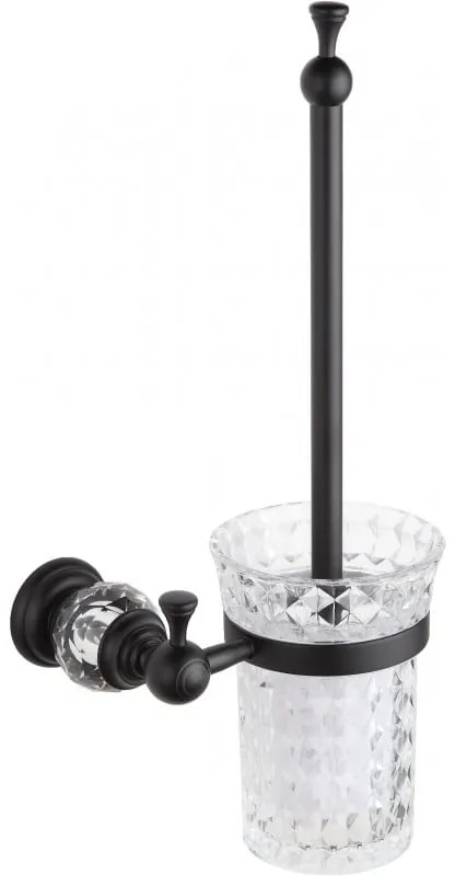 Mexen príslušenstvo, ESTELA držiak na wc kefu, čierna, 7011550-70