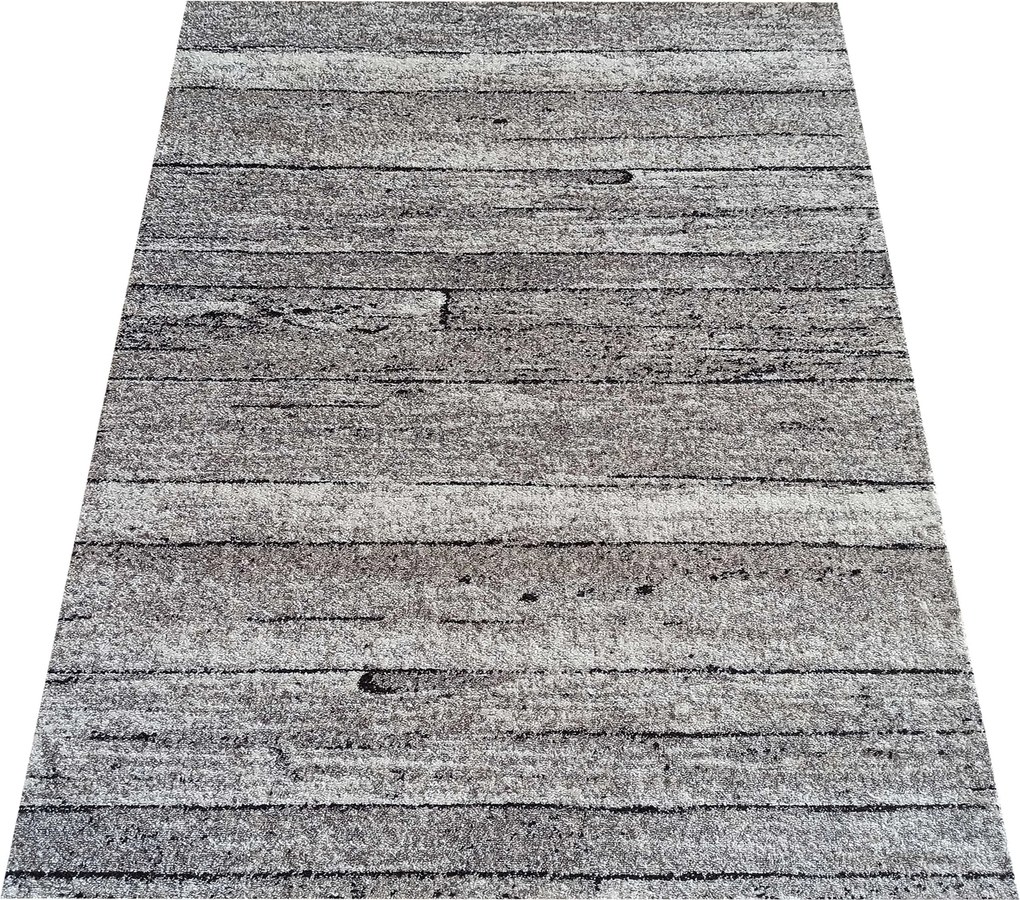 DY Sivý moderný koberec s abstraktným vzorom Panamero 20 Rozmer: 80x150 cm