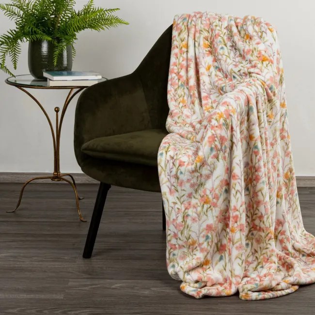 Deka SONIA 1 krémová / ružová