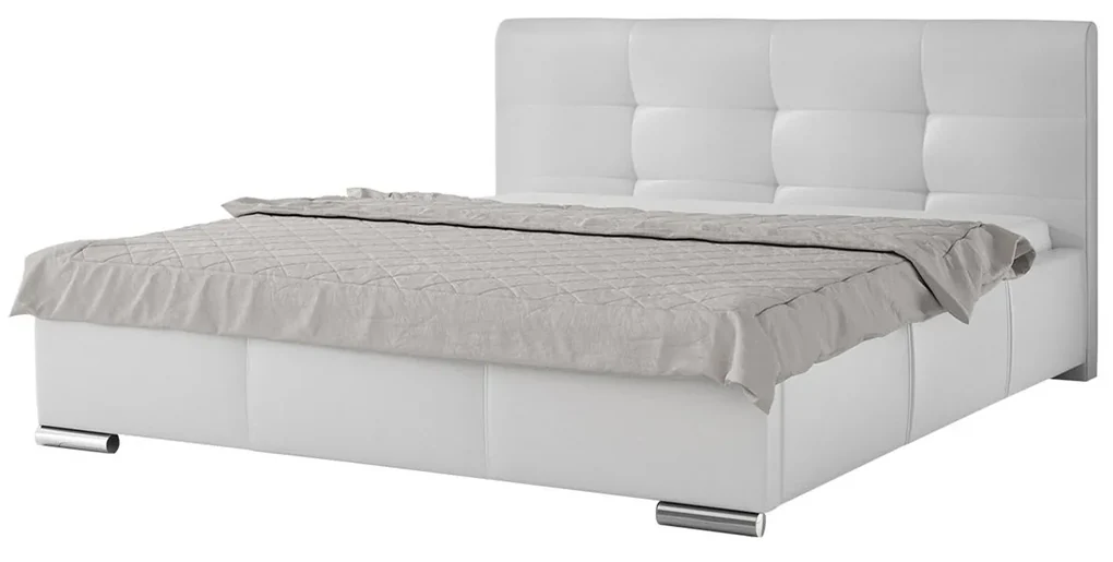 Posteľ Landron, Rozmer postele: 180x200, Dostupné poťahy: ekokoža Soft 011 (čierna)