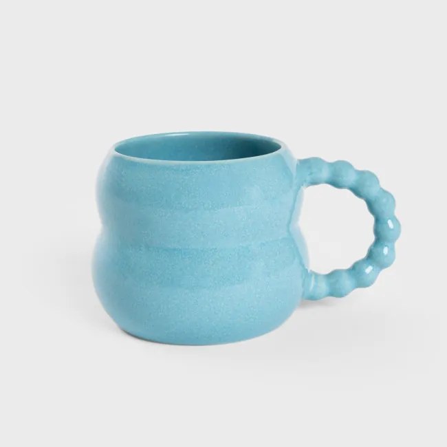 Hrnček BUBBLE BEADS tyrkysový 727368 300 ml