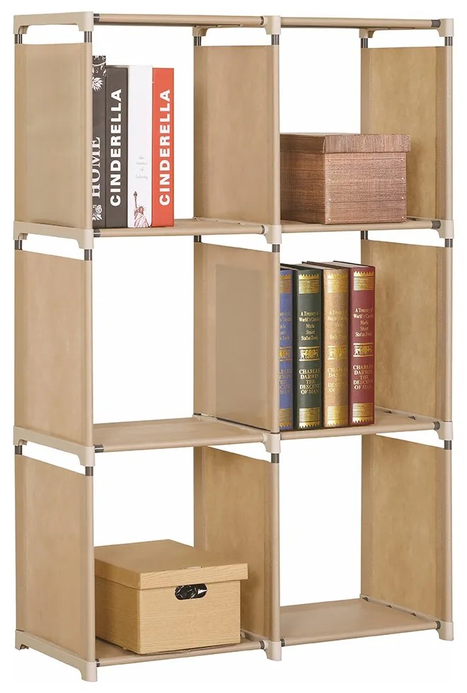 Variabilné dizajnový úložný regál Meteor