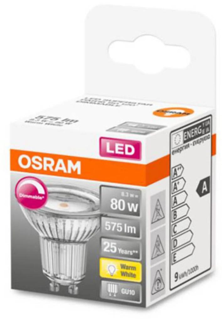 OSRAM LED reflektor GU10 7,9W 927 120° stmievač