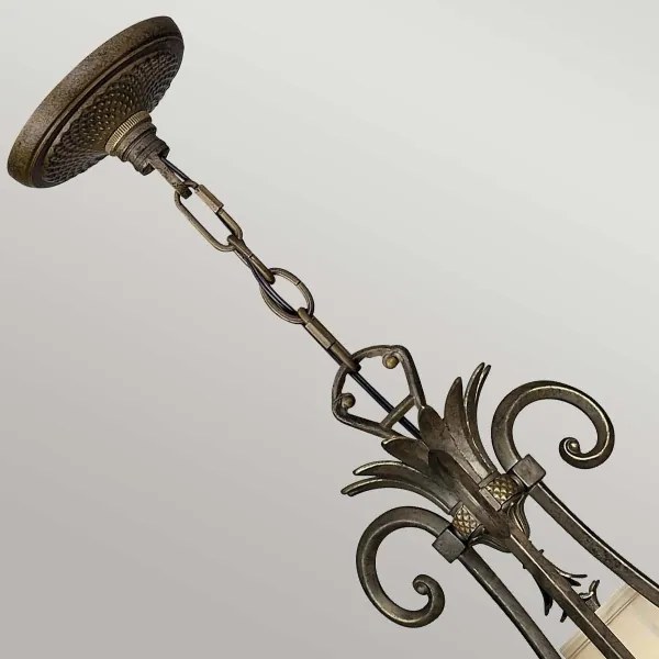 Hinkley HK-PLANT10-PZ - Luster na reťazi PLANTATION 10xE14/40W/230V bronzová