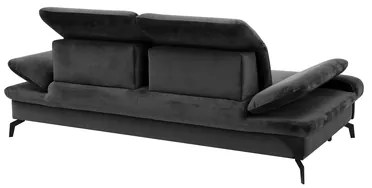 Rozkladacia pohovka pre 3 osoby FIJI grafitová