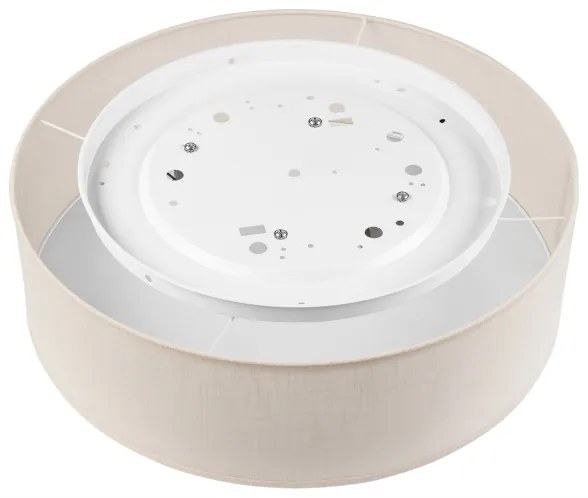 Stropné svietidlo SIRJA DOUBLE 4xE27/15W/230V pr. 45 cm krémová