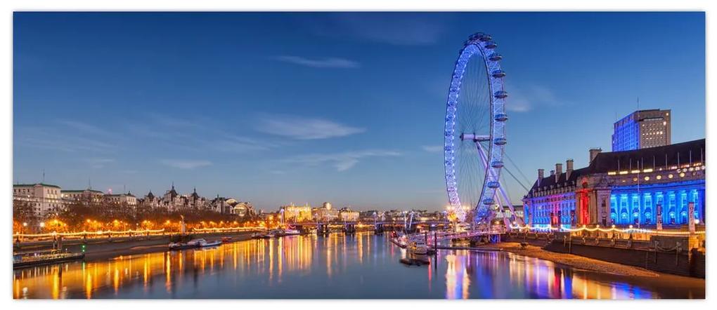 Obraz London Eye (120x50 cm)