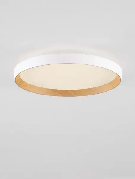 LED stmievateľné drevené dizajnové stropné svietidlo Vomos 40