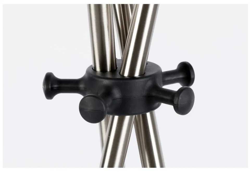 Oceľový vešiak v striebornej farbe Darwin – White Label