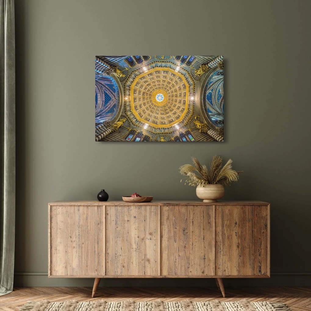 Obraz stropu Sienského kostola (90x60 cm)