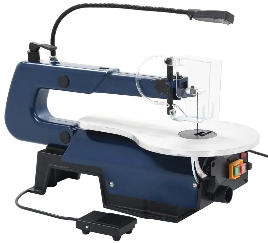 Elektrická lupienková píla s nožným pedálom a LED osvetlením 125 W