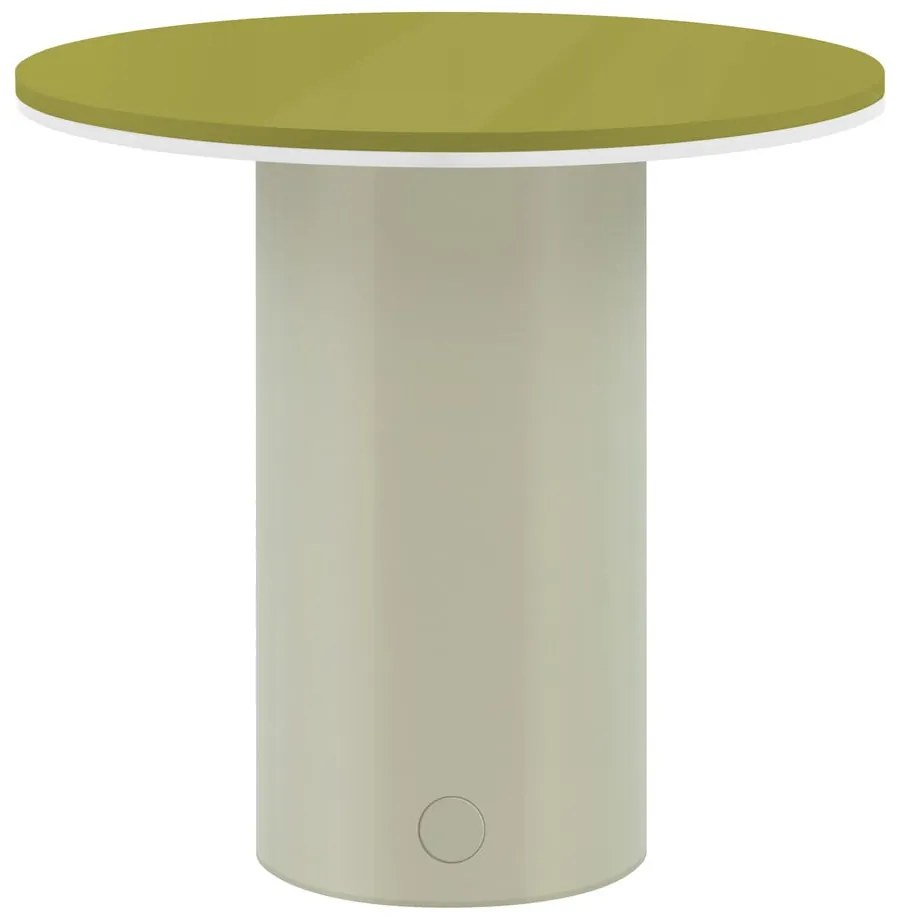 Zelená LED stmievateľná stolová lampa (výška 18 cm) Fungo – Remember