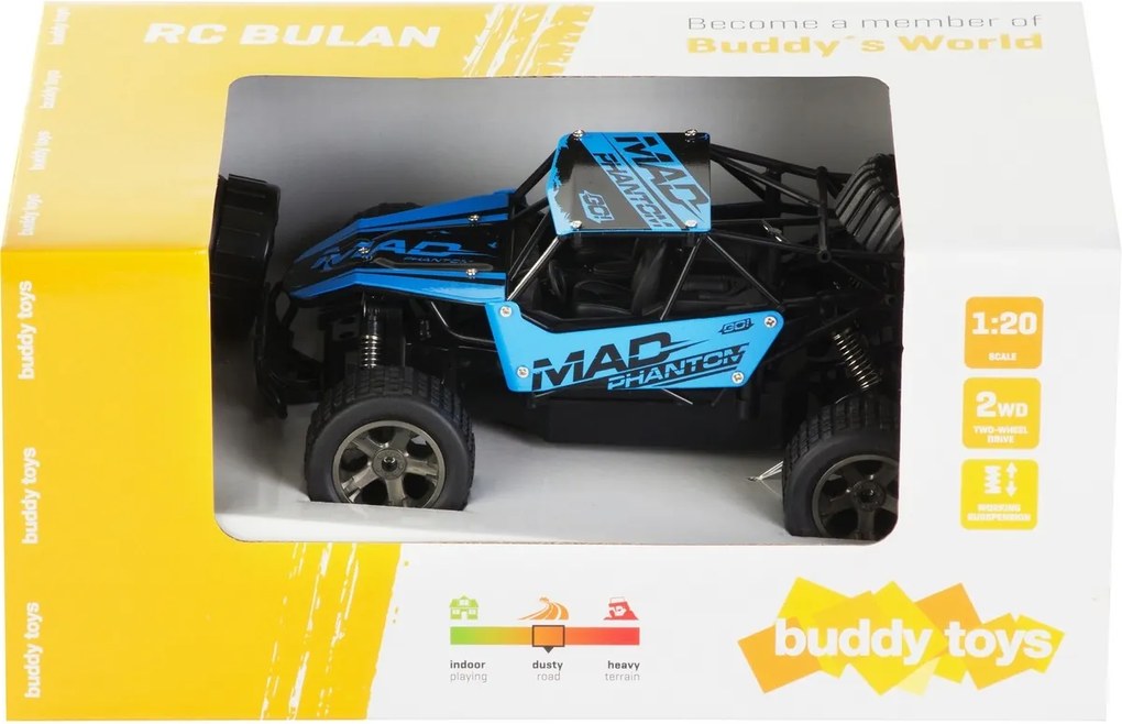 Buddy Toys BRC 20.420 Auto na diaľkové ovládanie RC Bulan, modrá