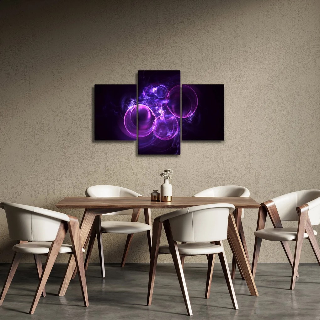 Abstraktný obraz bublín (90x60 cm)