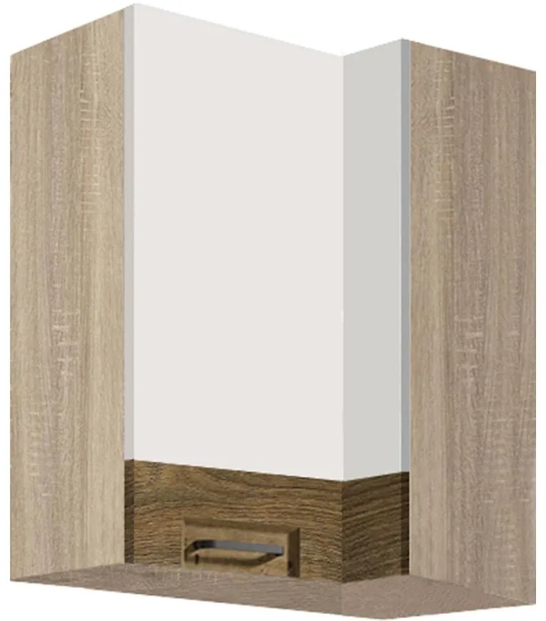 Skrinka do kuchyne Favorit 44g ľavá dub Sonoma/biela+Ribbeck