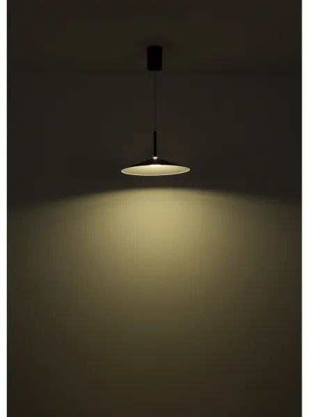 Globo 15635S - LED závesný luster na lanku LAMPONE LED/18W/230V 4000K čierny