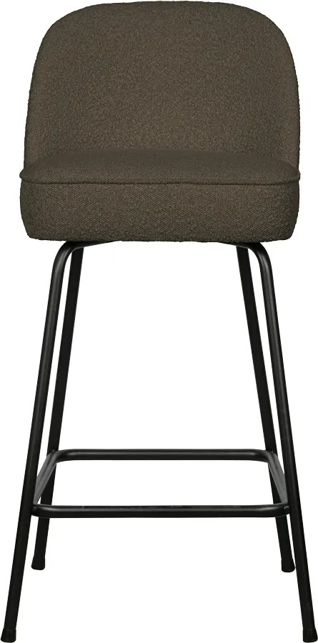 BePureHome Vogue bouclé barová a pultová stolička - Zelená, Pultová
