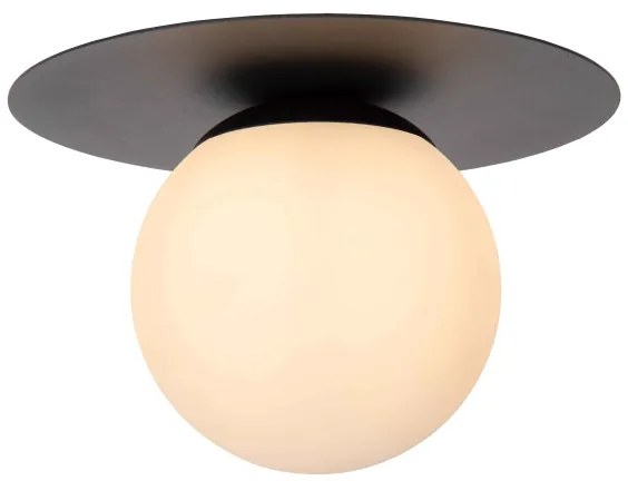 Lucide 79187/01/30 - Stropné svietidlo TRICIA 1xE27/15W/230V pr. 25 cm čierna